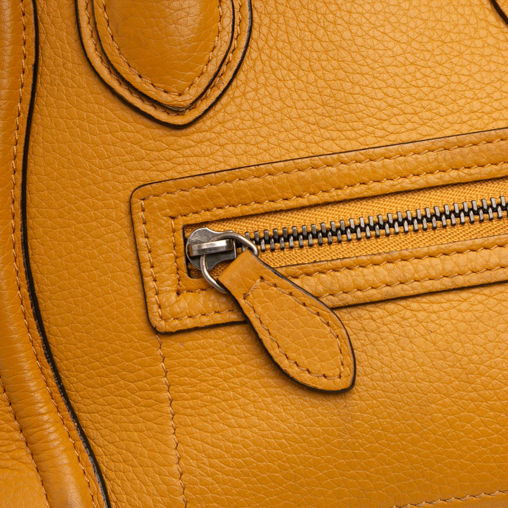 Pre-Loved Celine Nano Leather Luggage Tote - Picture 8 of 12
